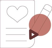 Writing Creative Icon Design vector