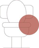 Toilet Creative Icon Design vector