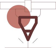 Laser Creative Icon Design vector