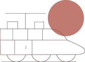 Train Creative Icon Design vector