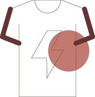 diseño de icono creativo de camisa vector