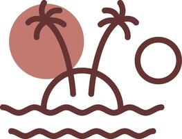 Island Creative Icon Design vector