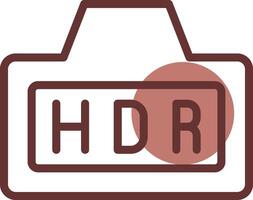 Hdr Creative Icon Design vector