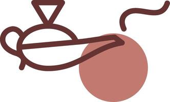 Magic Lamp Creative Icon Design vector