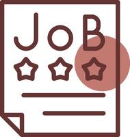 Job Offer Creative Icon Design vector