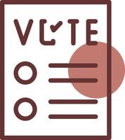 Ballot Creative Icon Design vector