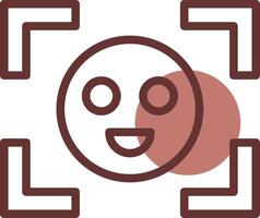 Face Detection Creative Icon Design vector