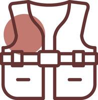 Life Jacket Creative Icon Design vector