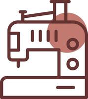 Sewing Machine Creative Icon Design vector