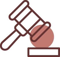 Gavel Creative Icon Design vector