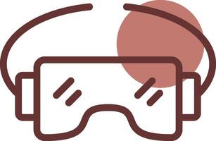 diseño de icono creativo de gafas vector