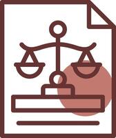 Justice Creative Icon Design vector