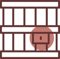 diseño de icono creativo de la cárcel vector