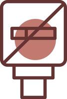 No Smoking Creative Icon Design vector