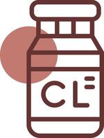 Chlorine Creative Icon Design vector