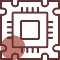 Processor Creative Icon Design vector