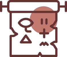 Hieroglyph Creative Icon Design vector