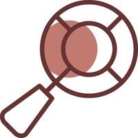 Magnifying Glass Creative Icon Design vector