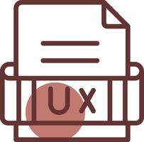 Ux Format Creative Icon Design vector