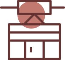 Cable Car Cabin Creative Icon Design vector