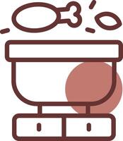 diseño de icono creativo de cocina vector