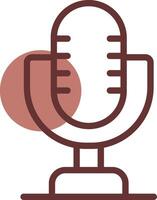 Microphone Creative Icon Design vector