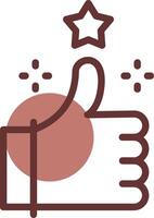 Appreciation Creative Icon Design vector