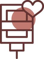 Transfusion Creative Icon Design vector