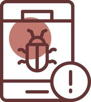 Bug Creative Icon Design vector