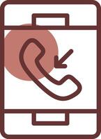 Call Creative Icon Design vector
