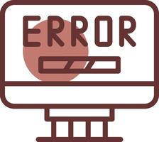 Error Creative Icon Design vector