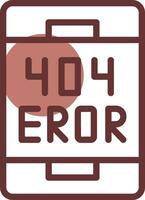 Error Creative Icon Design vector