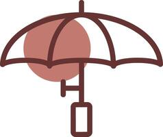 Umbrella Creative Icon Design vector