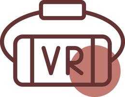 VR Glasses Creative Icon Design vector
