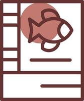 Fishing Lessons Creative Icon Design vector