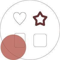 Shape Toy Creative Icon Design vector