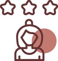 Rating Star Creative Icon Design vector