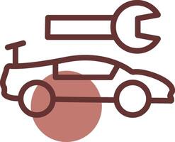 Car Service Creative Icon Design vector