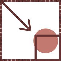 Downsizing Creative Icon Design vector