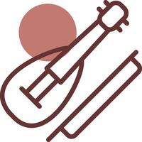 Violin Creative Icon Design vector