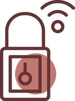 Smart Security Creative Icon Design vector