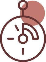 Stopwatch Creative Icon Design vector