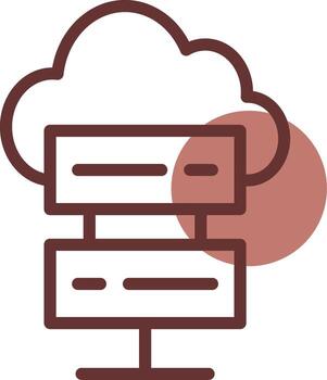 Cloud Computing Creative Icon Design vector