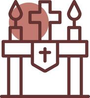 Altar Creative Icon Design vector