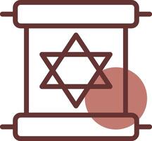 Scroll torah Creative Icon Design vector