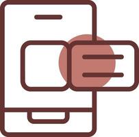 Mobile Boarding Pass Creative Icon Design vector