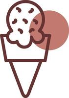 diseño de icono creativo de helado vector