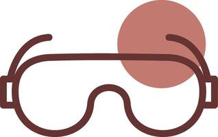 Lab Goggles Creative Icon Design vector