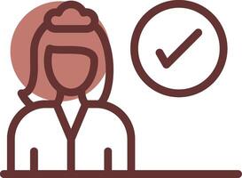 Vetted Professionals Creative Icon Design vector