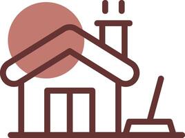 Home Cleaning Creative Icon Design vector